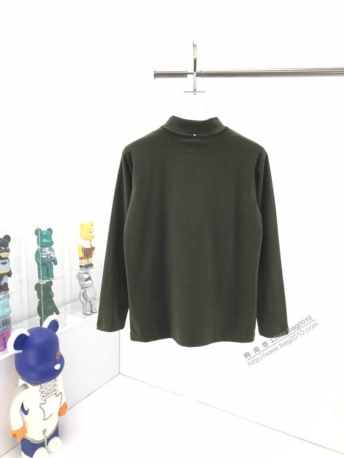 Burberry男裝 巴寶莉新款專屬TB貼飾半高領長袖打底衣 高版本男女同款  ydi3522